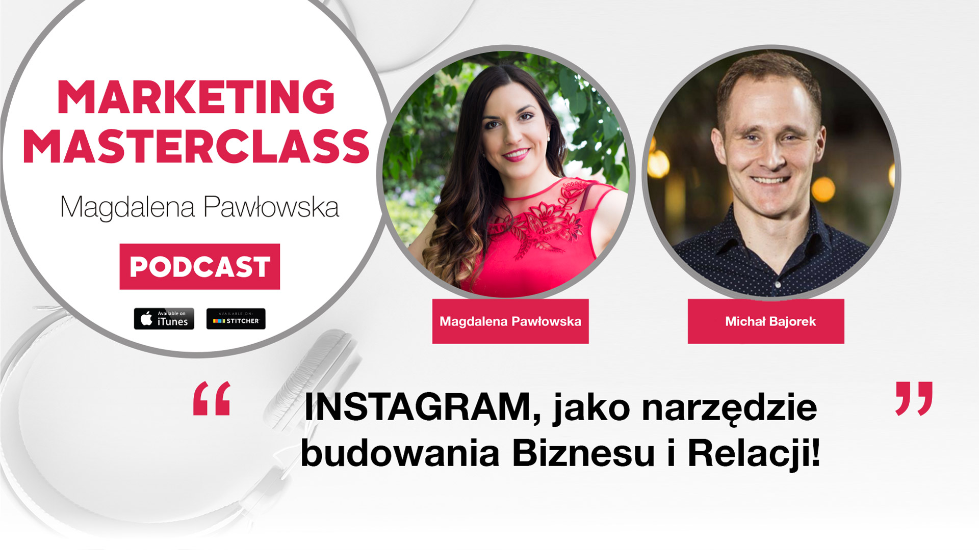 rozwój biznesu przez instagram Michał Bajorek