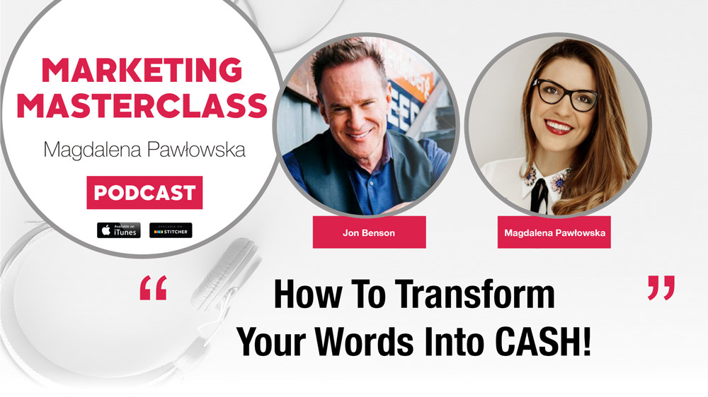 Transform Your Words Into Cash - Jon Benson