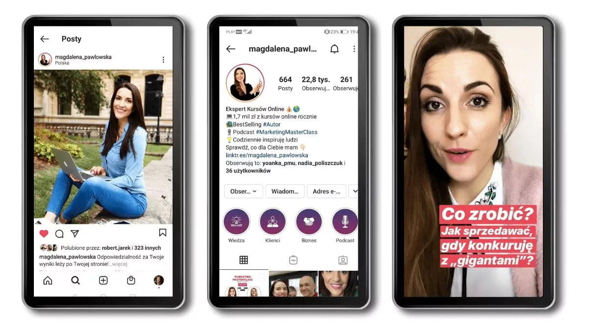 Promocja na instagramie - Magdalena Pawłowska